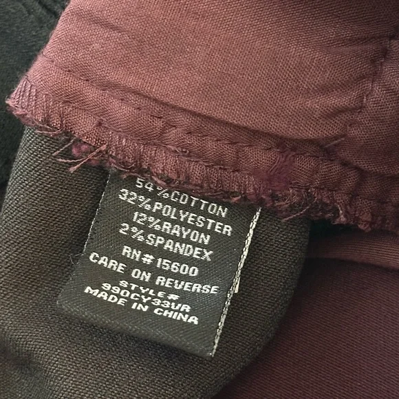 NWT Women's 6 Violets And Roses Skinny Pants Burgundy Color StitchFix Fall - Picture 5 of 6